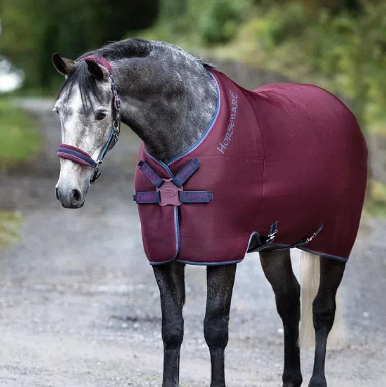 Horseware Rambo AirMax Cooler Burgundy/Navy Eiren - Rider's Tack.Apparel.Supply