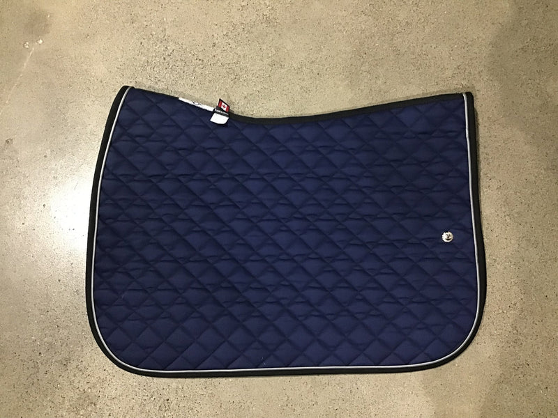 Ogilvy Jump BP - Navy/Silver piping/Black binding - Rider's Tack.Apparel.Supply